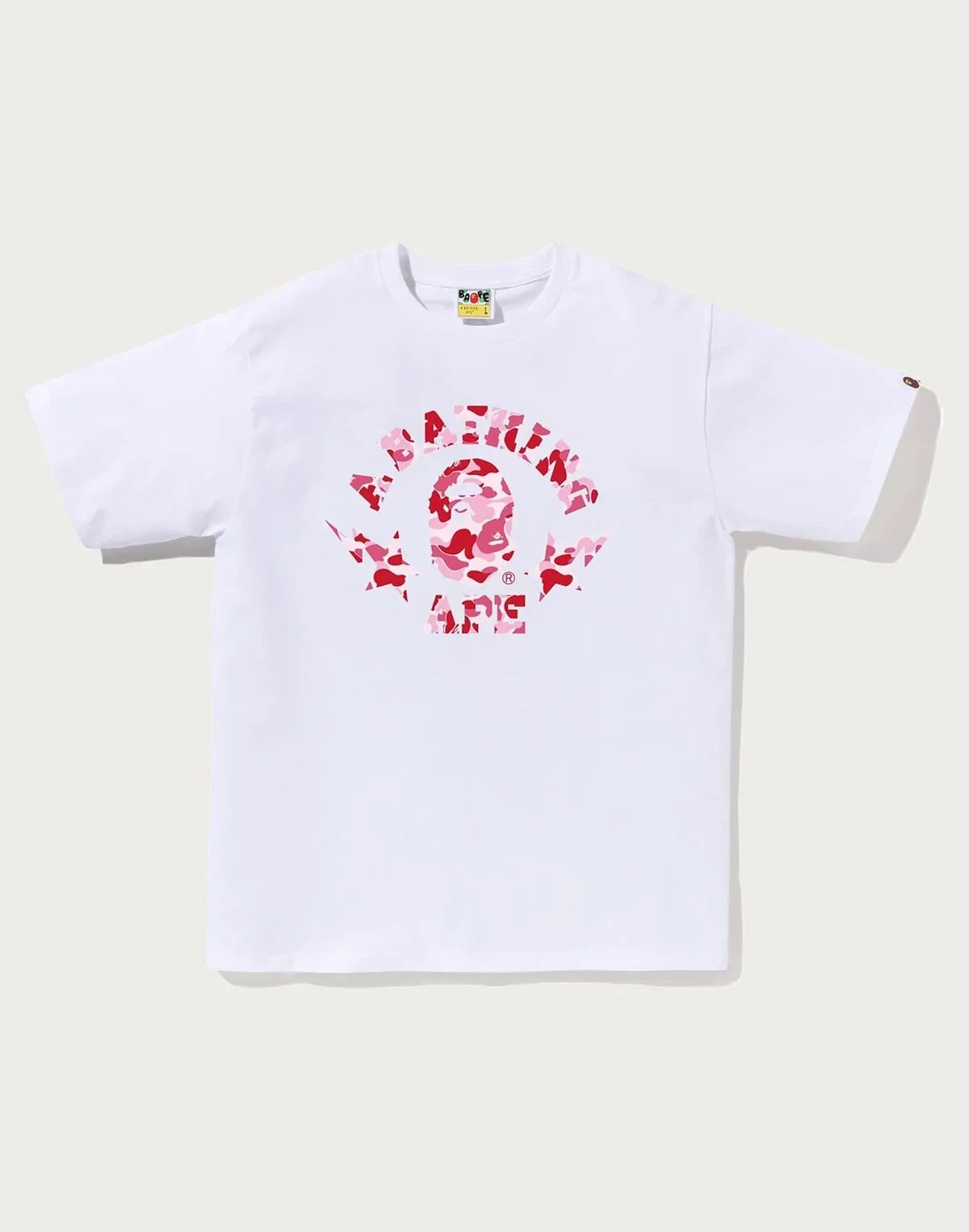 Men's Cotton Camo Graphic T-Shirt - Black Pink