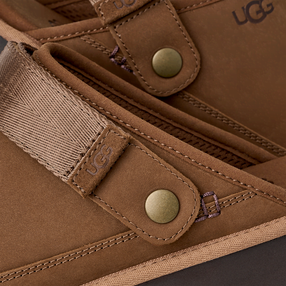 Men's Nubuck Convertible Strap Clog - Olive