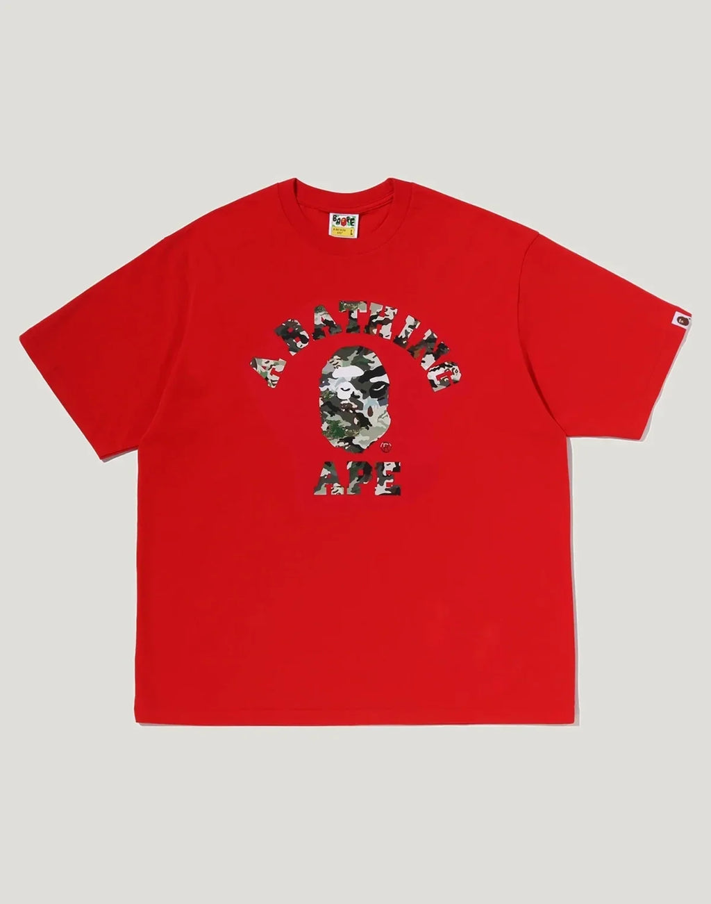Men's Relaxed Fit Camo Graphic T-Shirt - Red