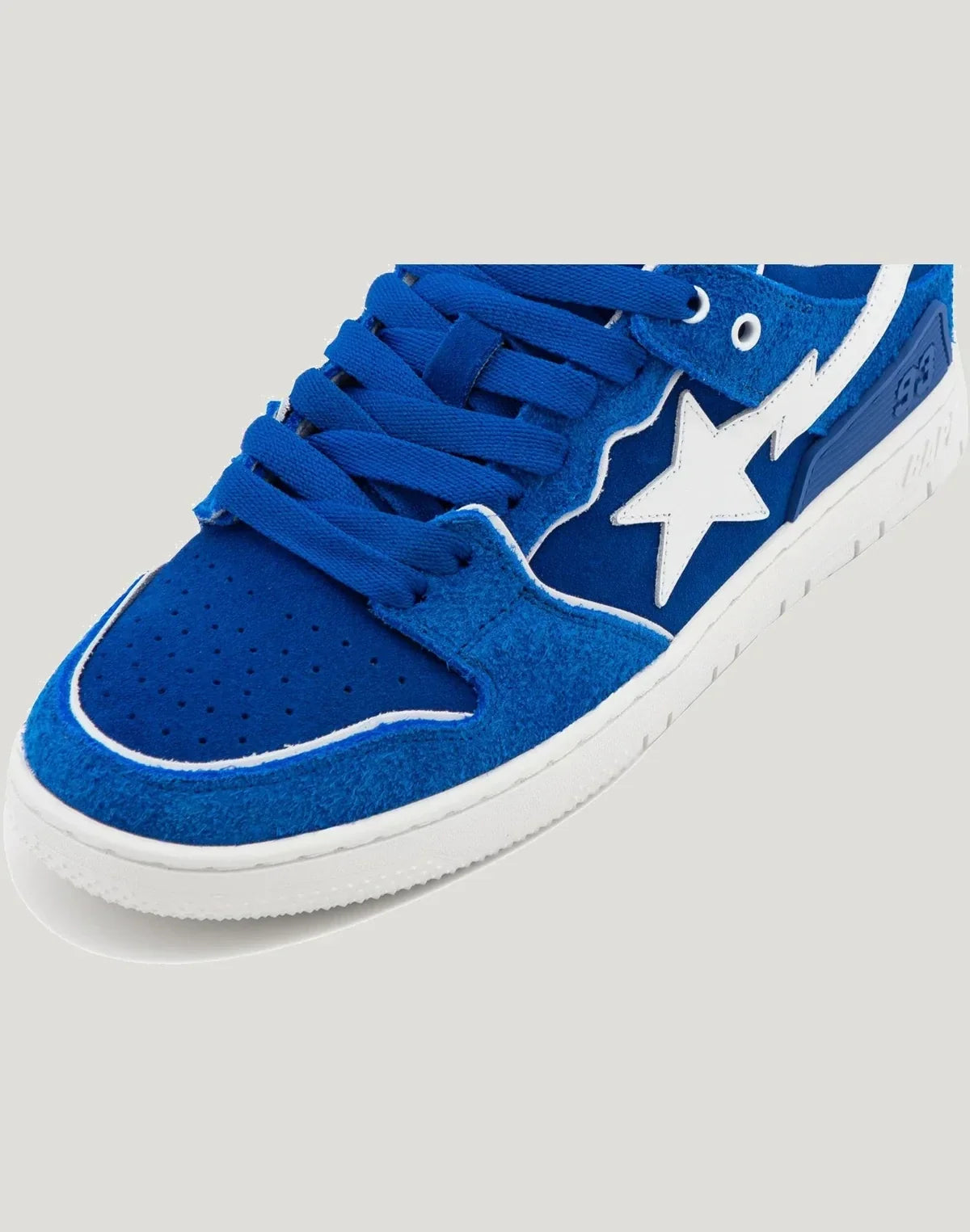 Men's Leather Low Top Sneakers - Red