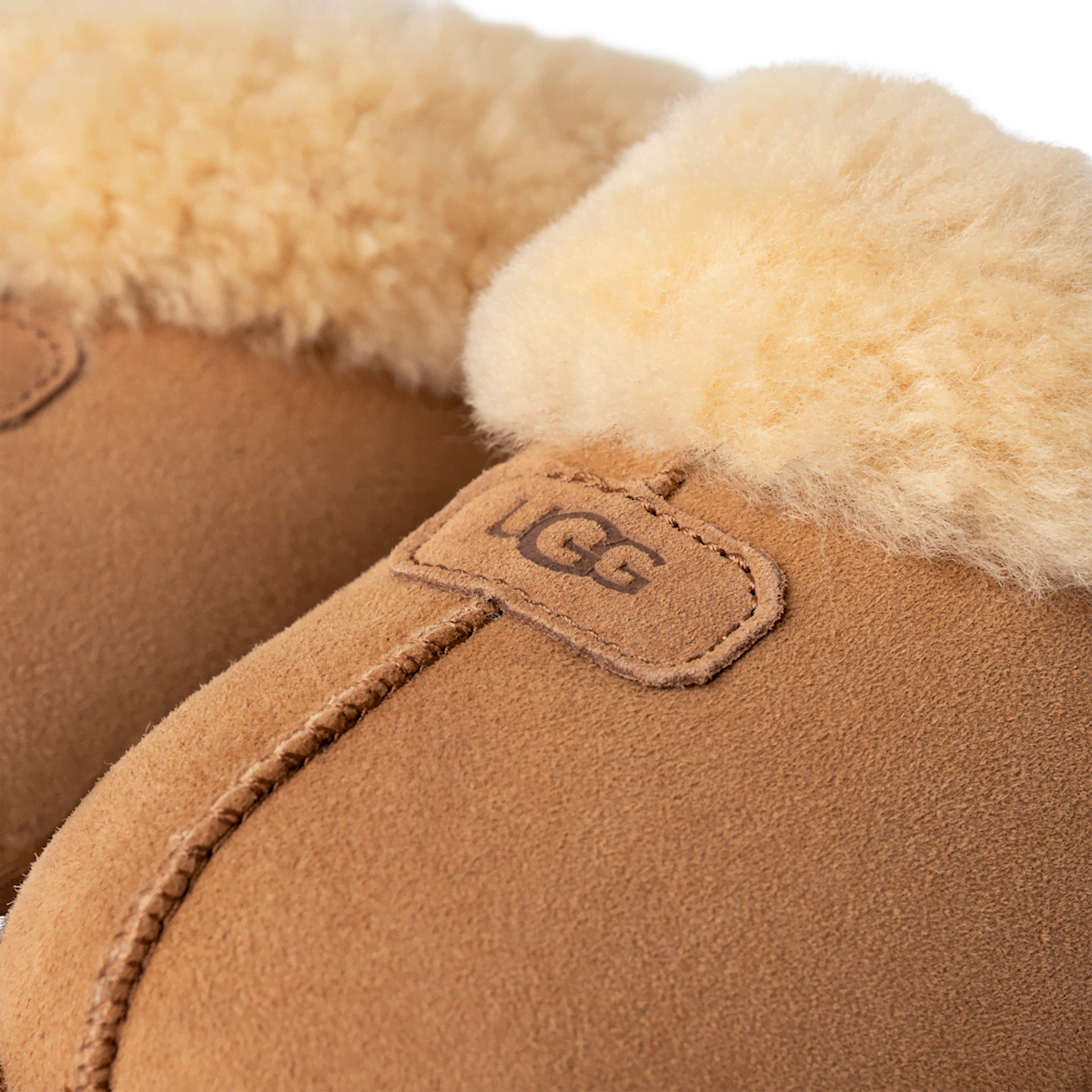 Women's Sheepskin Mule Slipper - Black