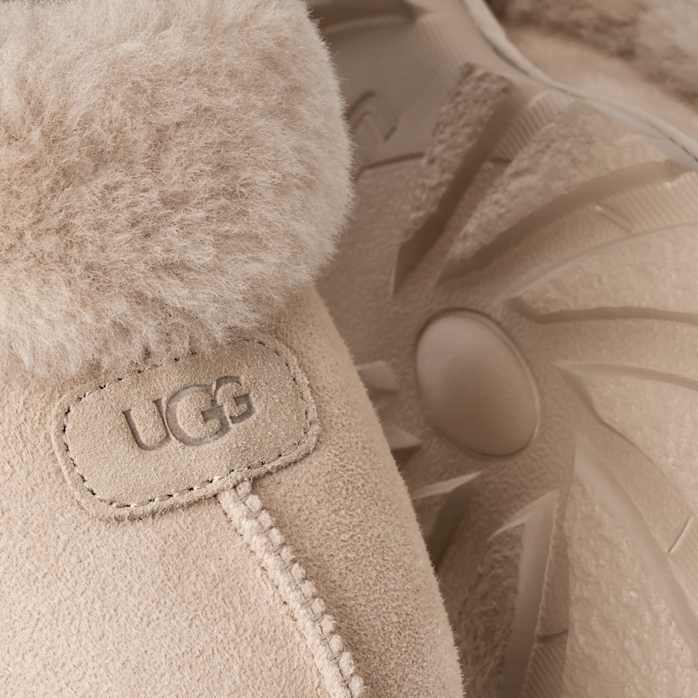 Women's Sheepskin Mule Slipper - Black