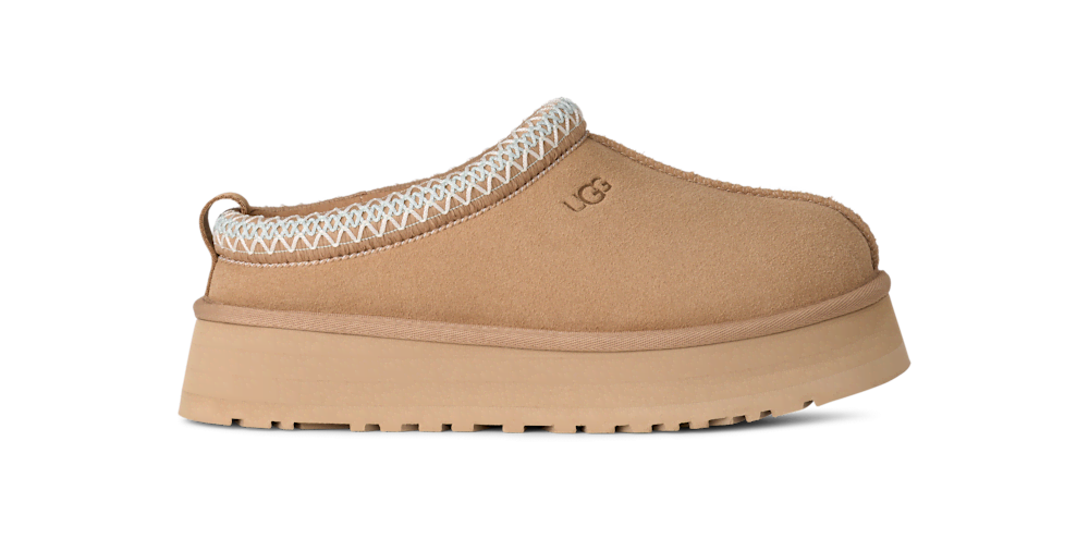 Women's Suede Platform Slipper - Bronze