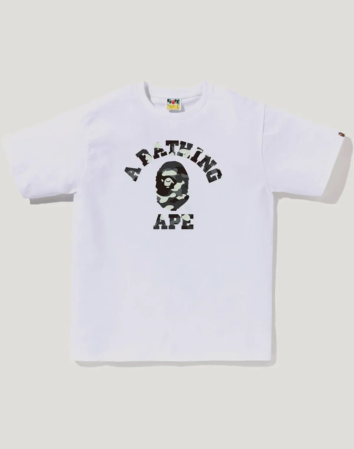 Men's Cotton Camo Graphic T-Shirt - White
