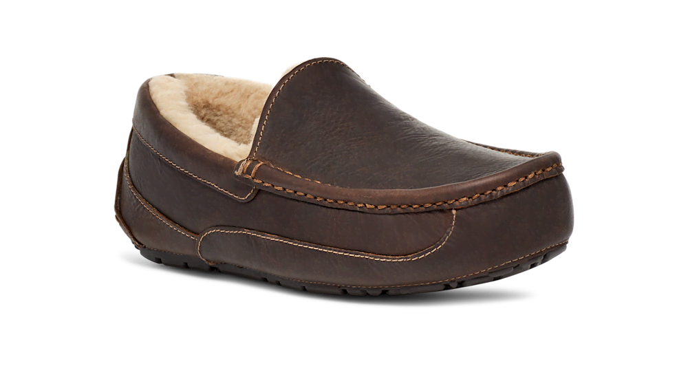 Men's Leather Indoor Outdoor Slipper