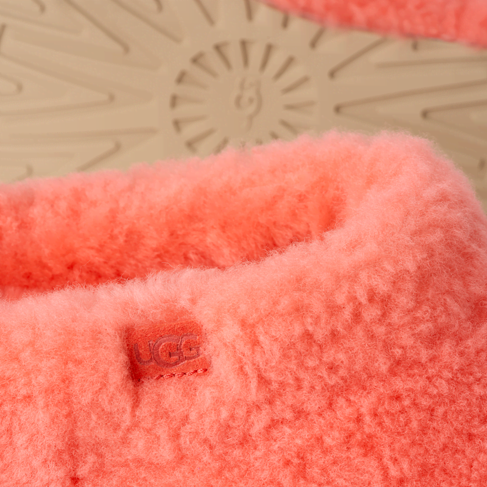 Women's Shearling-Trim Suede Clog