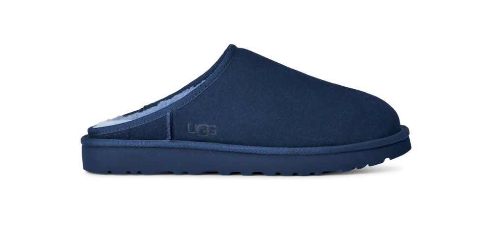 Men's Suede Slip-On Slipper - Blue
