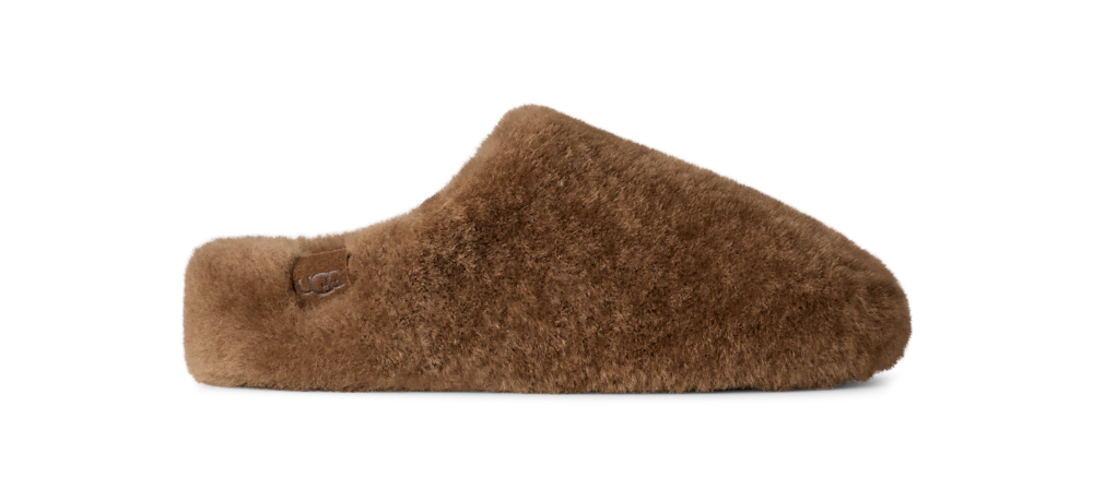 Women's Sheepskin Slip-On Slipper - Blue