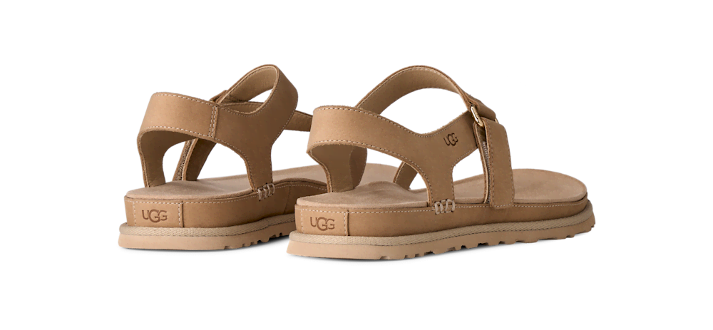 Women's Asymmetrical Toe-Post Sandal - Black