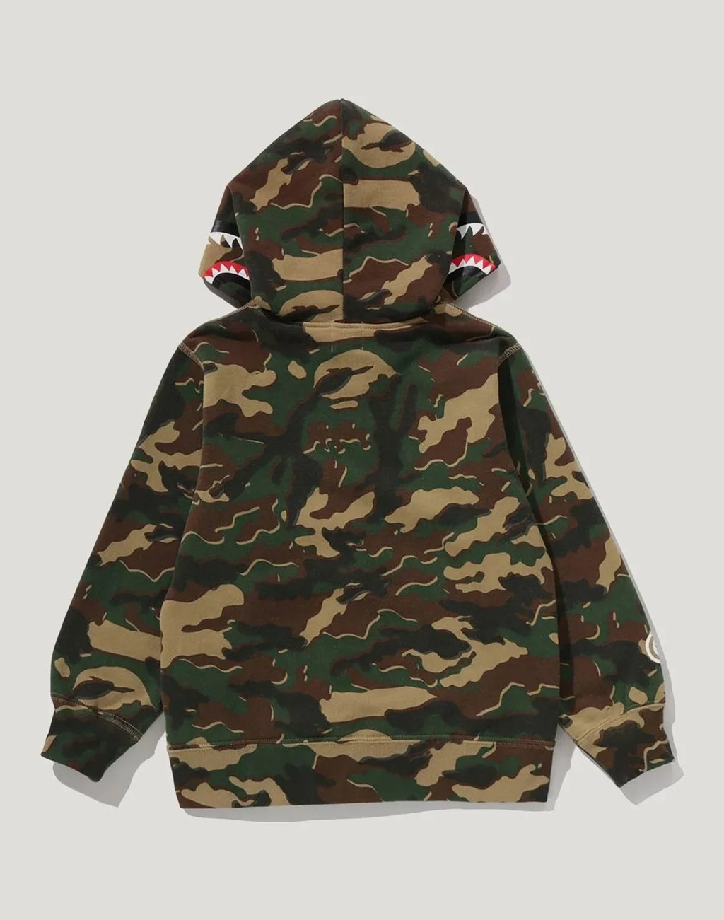 Kids' Woodland Animal Graphic Zip Hoodie - Green