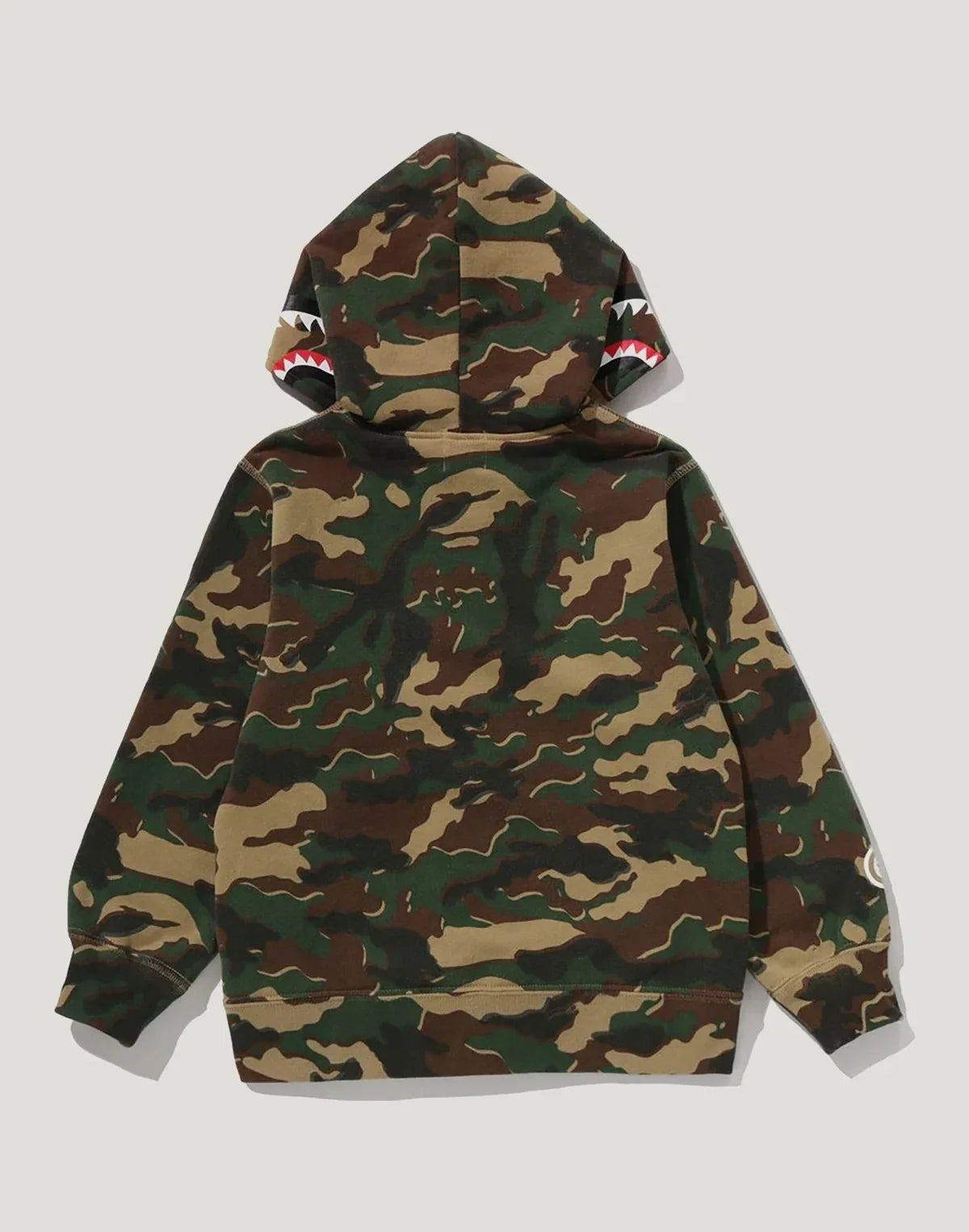 Kids' Woodland Animal Graphic Zip Hoodie - Green