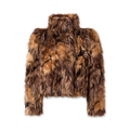 Women's Relaxed Faux Fur Toggle Jacket