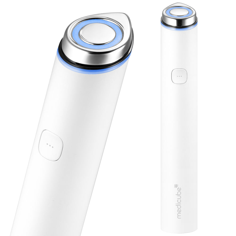 White Portable Facial Care Wand