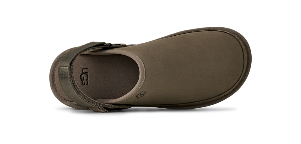Men's Nubuck Convertible Strap Clog - Olive