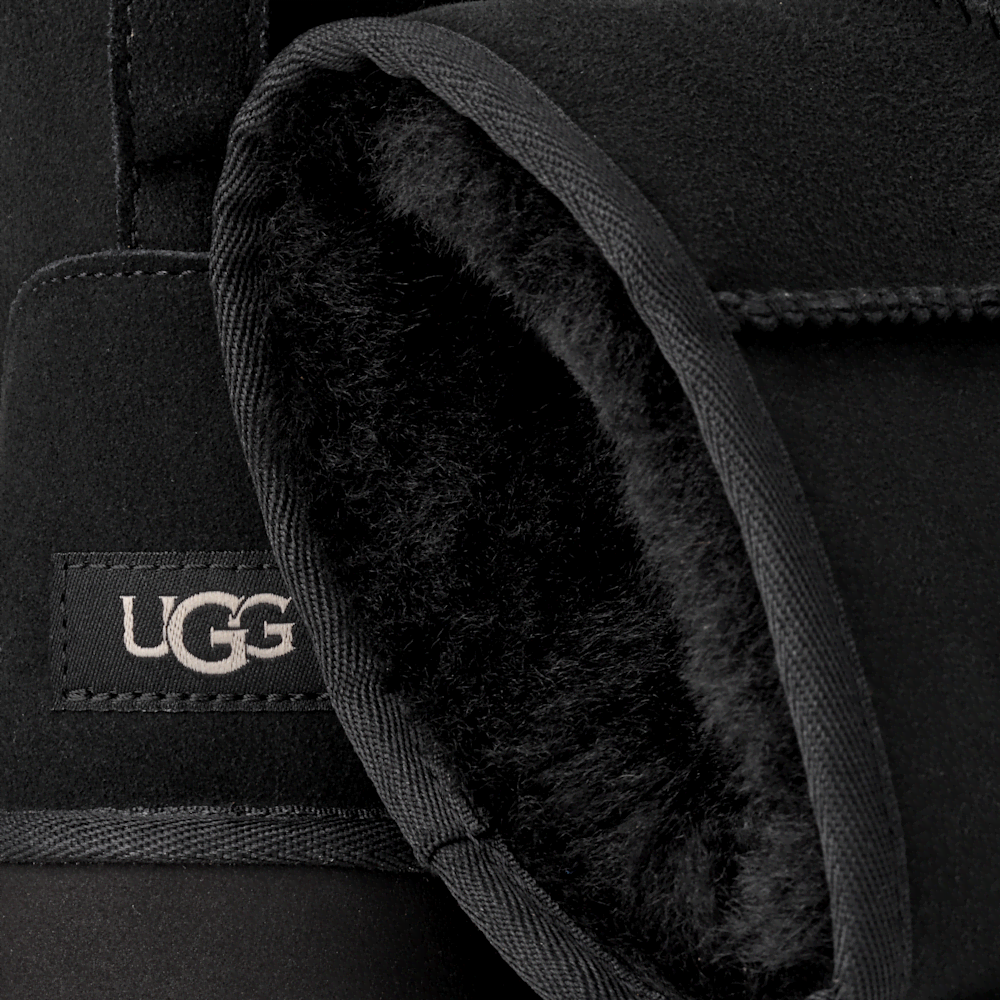 Men's Sheepskin Mini Boot - Black