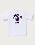 Men's Cotton Camo Graphic T-Shirt - Black Purple