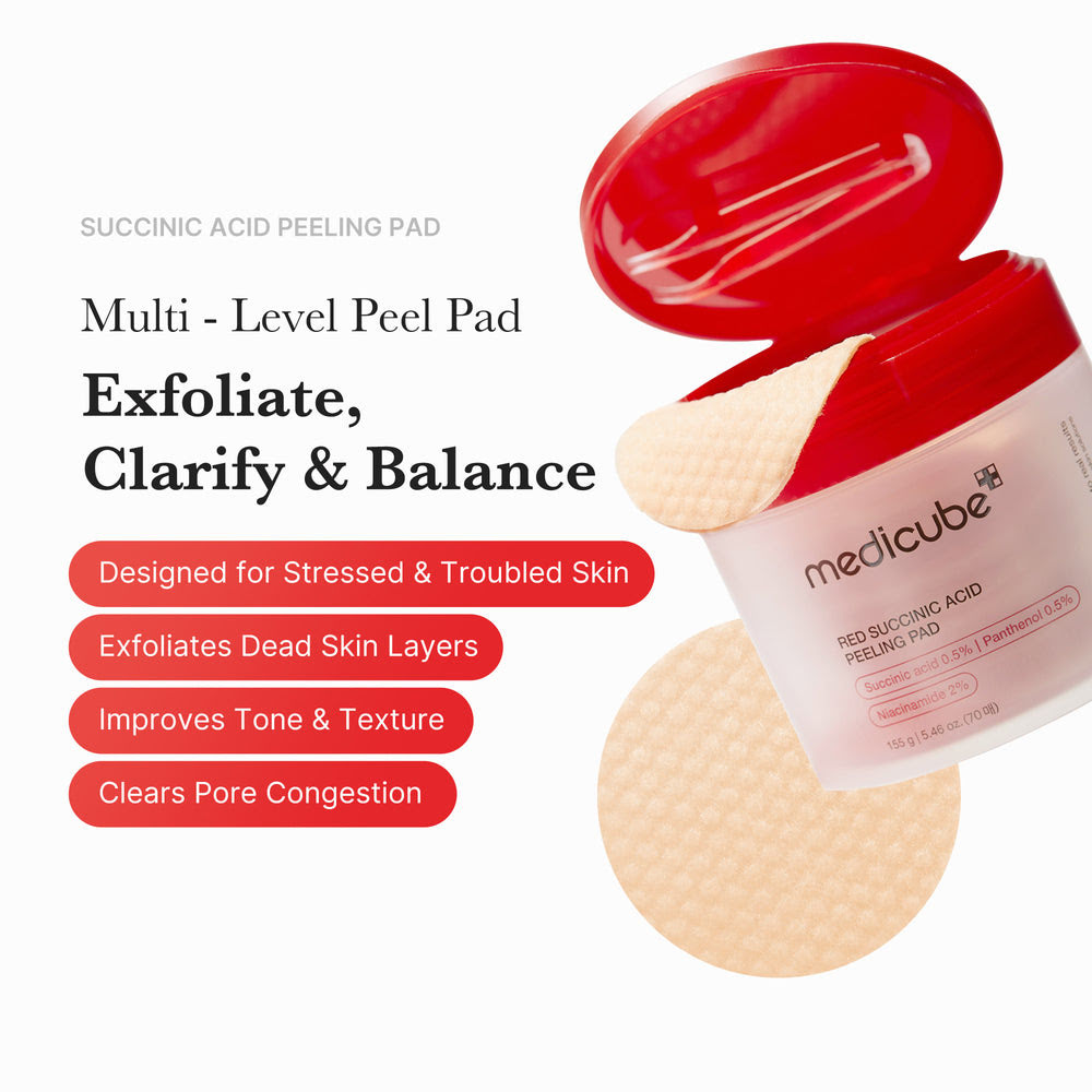 Succinic Acid Panthenol Toner Pads