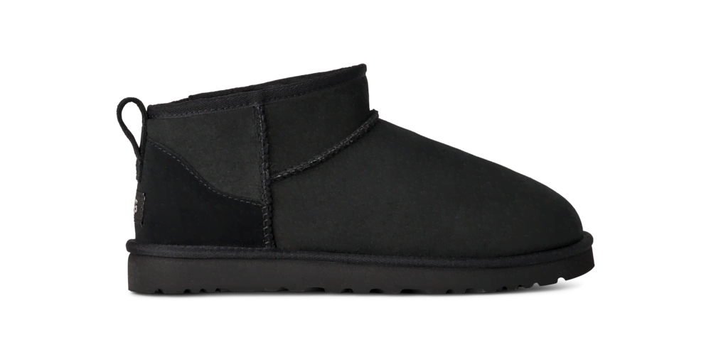 Men's Low Shaft Sheepskin Boot - Dark Grey