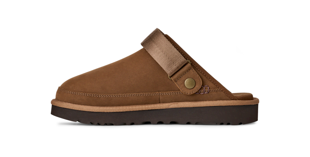 Men's Nubuck Convertible Strap Clog - Olive