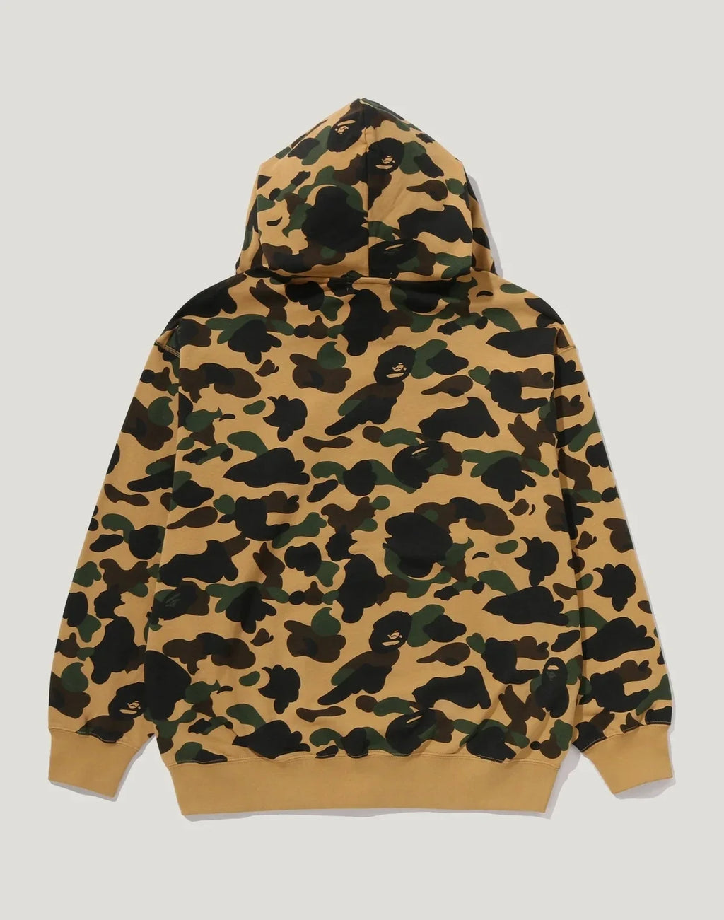Men's Rhinestone Full-Zip Hoodie - Yellow