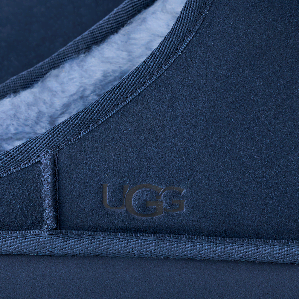 Men's Suede Slip-On Slipper - Blue