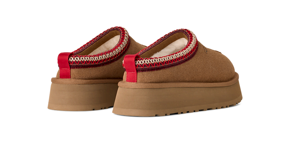 Women's Suede Platform Slipper - Bronze