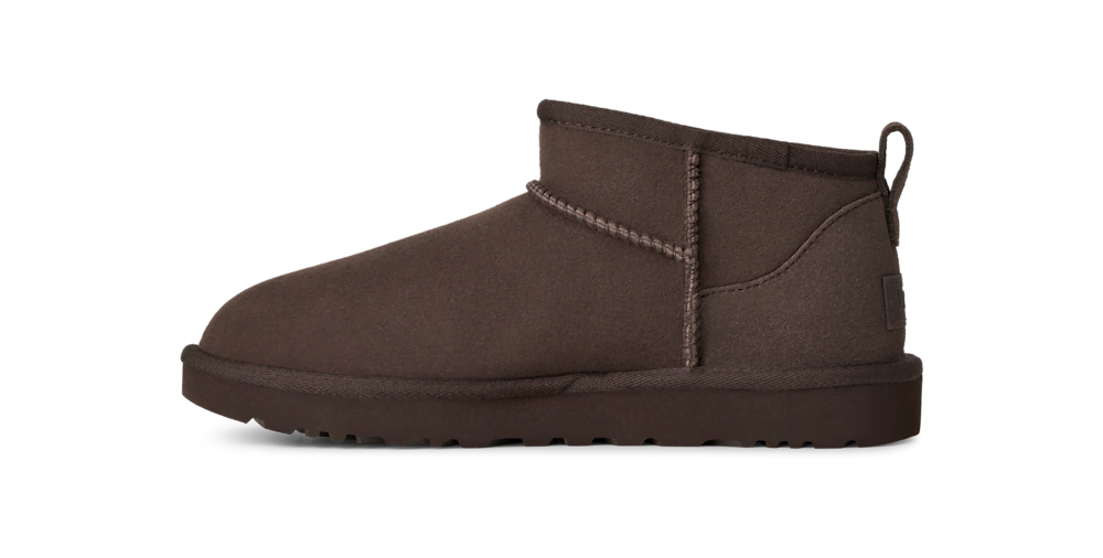 Women's Ultra-Short Sheepskin Boot - Grey