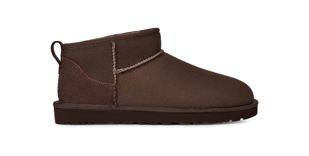 Men's Low Shaft Sheepskin Boot - Dark Grey