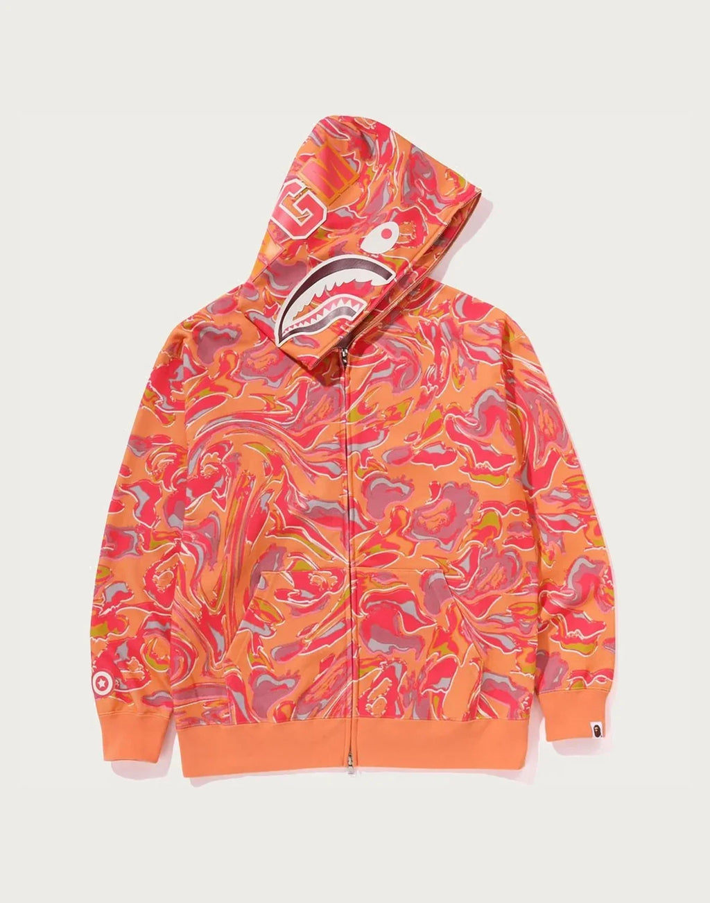 Relaxed Full-Zip Cotton Hoodie - Green