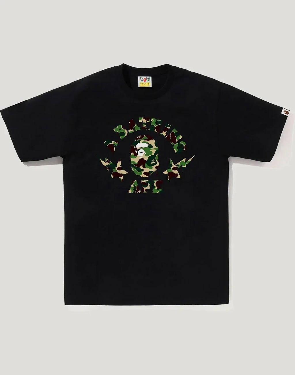 Men's Cotton Camo Graphic T-Shirt - Black Pink