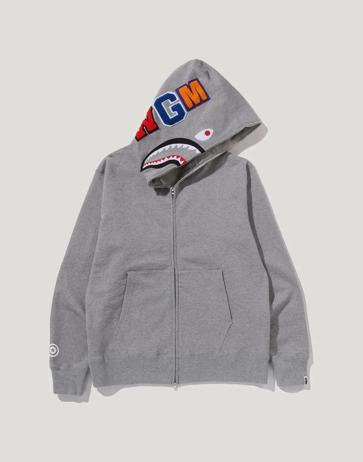 Full-Zip Cotton Hoodie - Black