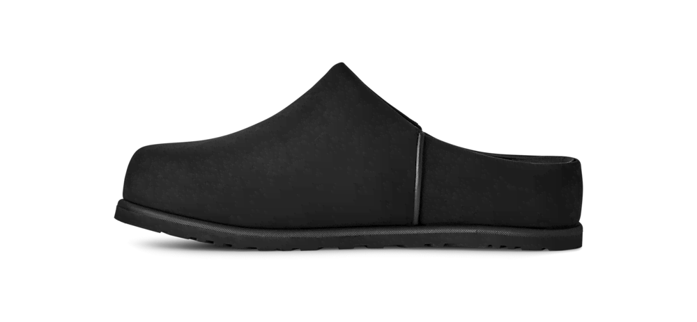 Women's Waterproof Nubuck Clog - Black