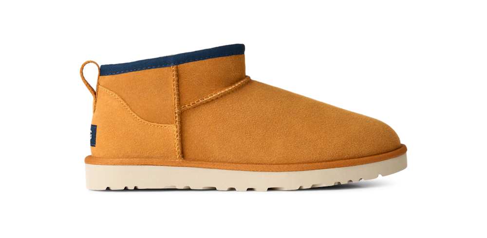 Men's Low Shaft Sheepskin Boot - Dark Grey