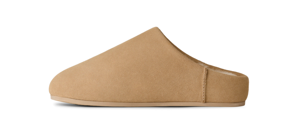 Women's Water-Resistant Suede Slip-On - Black