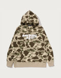 Men's Camouflage Pullover Hoodie - Brown