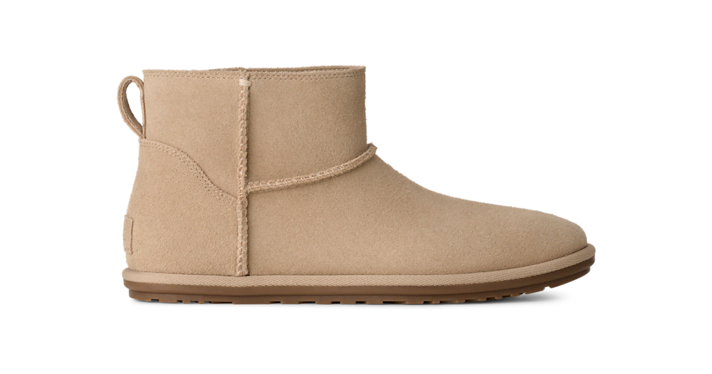 Women's Unlined Leather Mini Boot - Sand