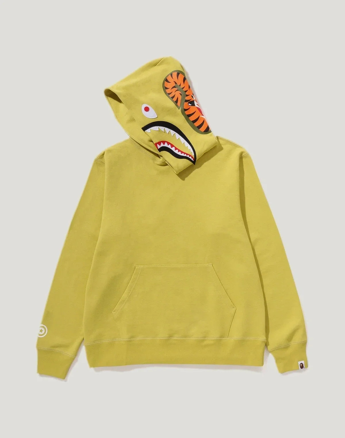 Graphic Pullover Hoodie - Yellow