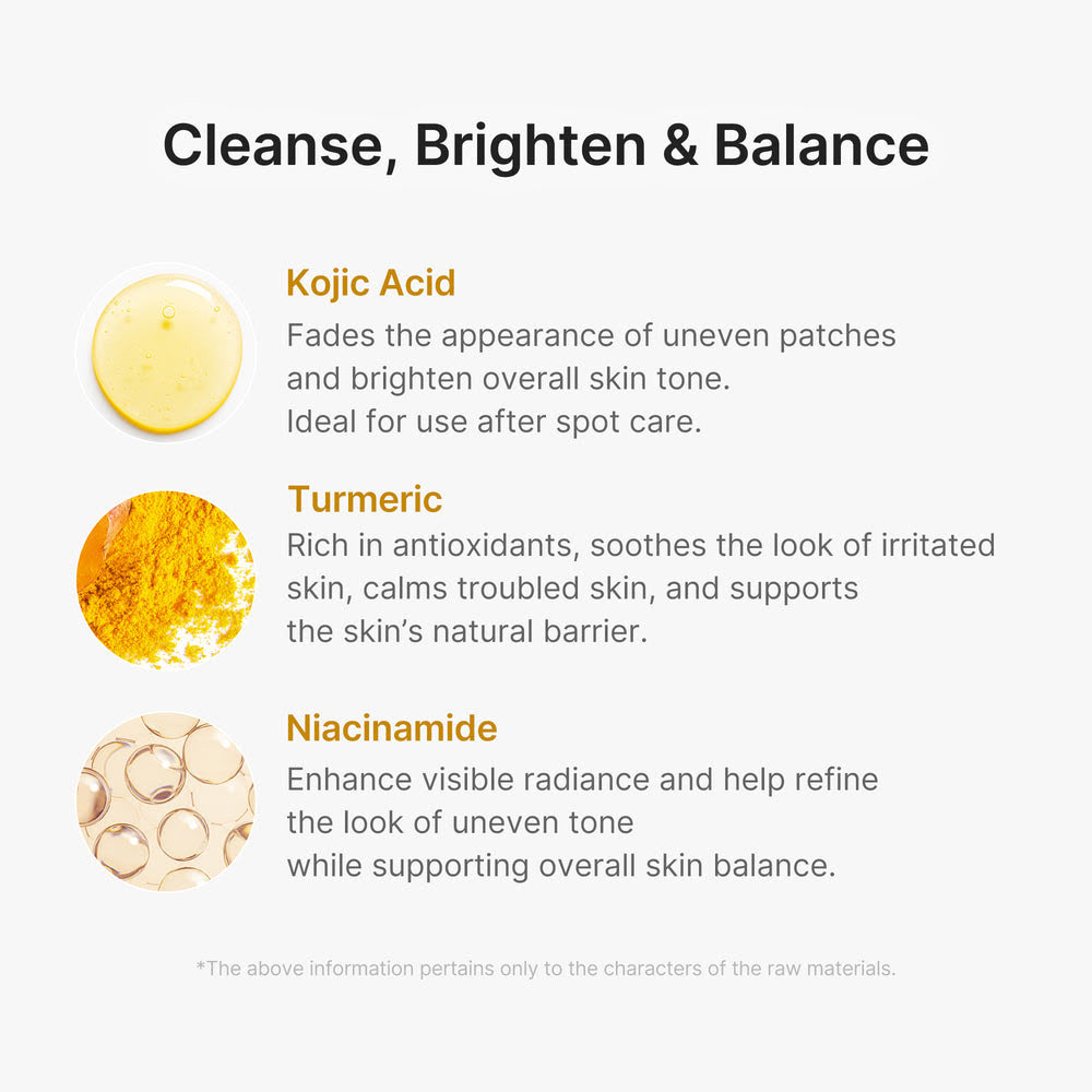 Kojic Acid Turmeric Capsule Foam Cleanser