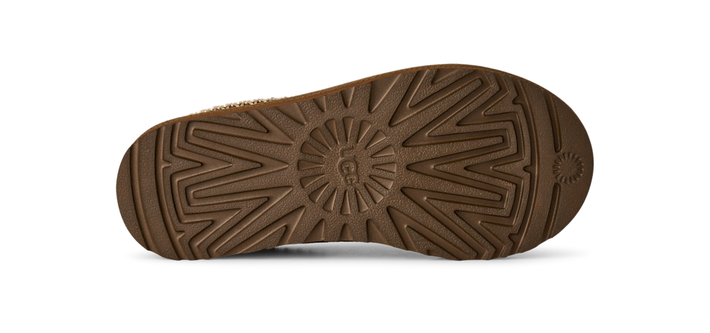 Women's Suede Sheepskin Slipper - Moonlight