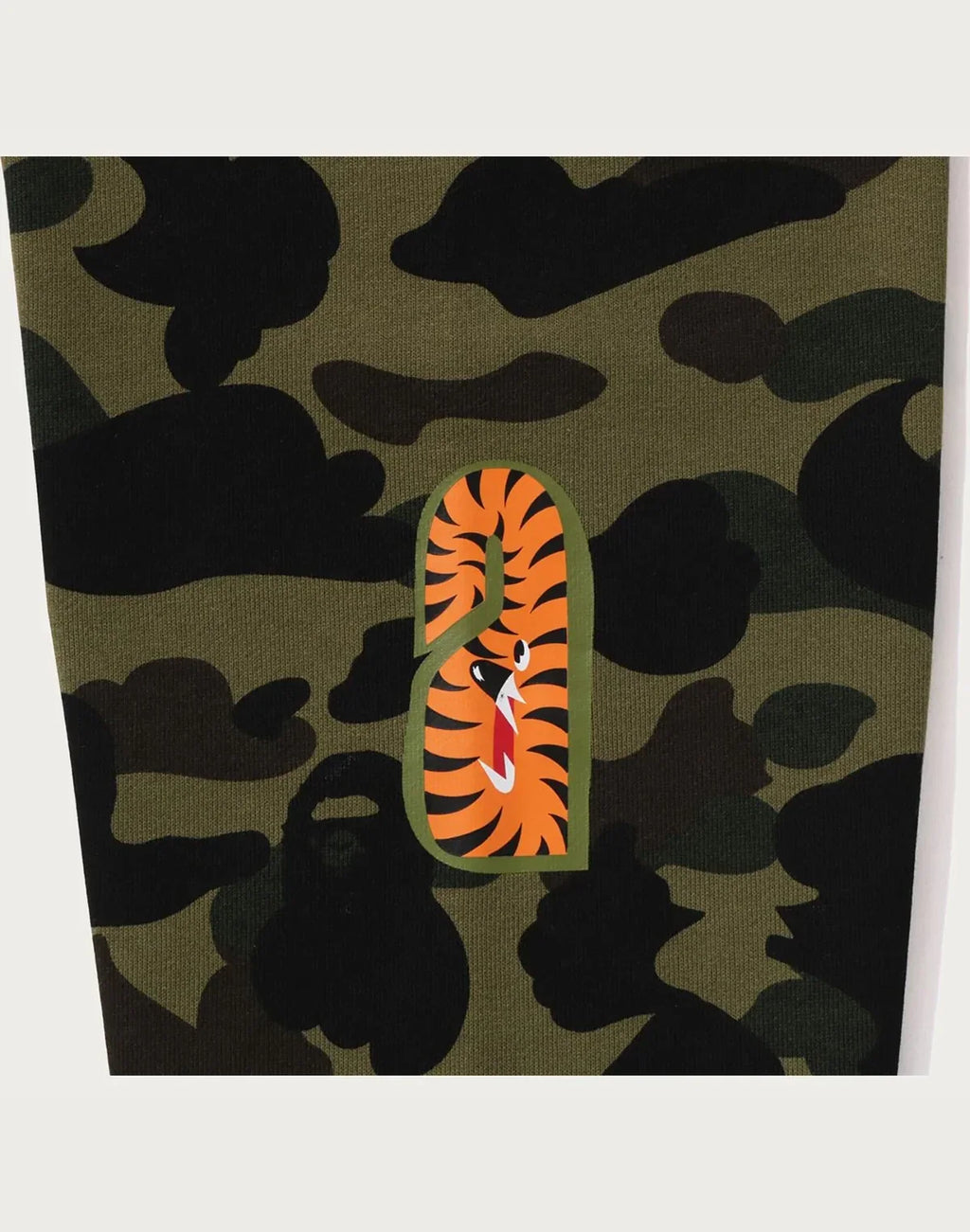 Men's Cotton Camo Graphic Crewneck Sweatshirt - Yellow