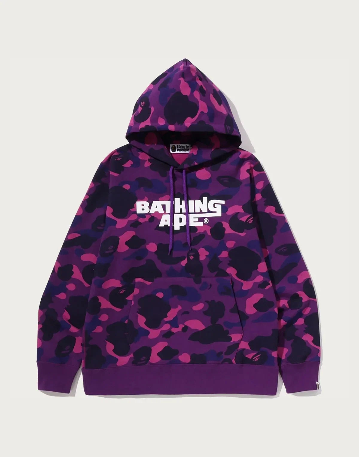 Men's Camouflage Pullover Hoodie - Brown