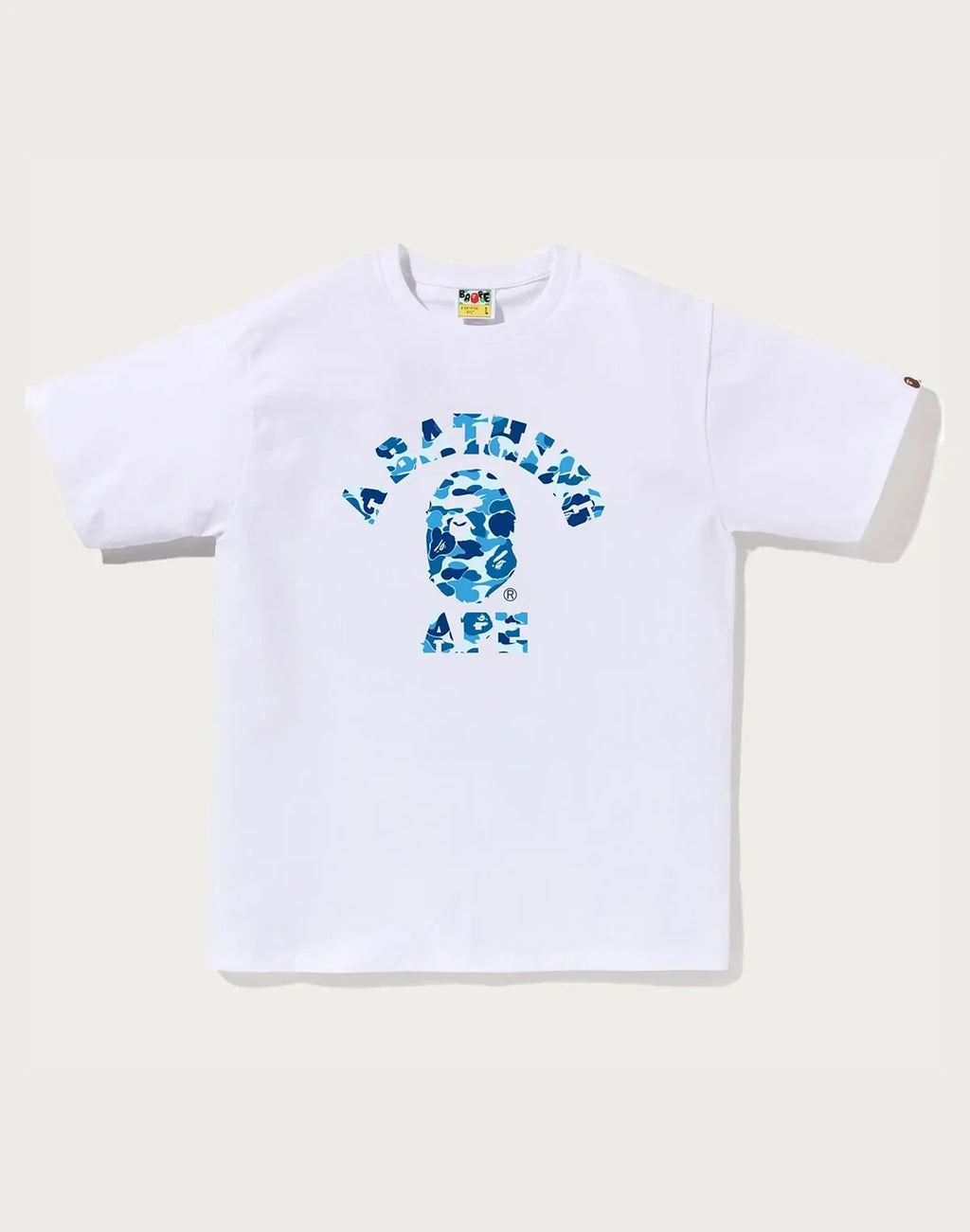 Men's Cotton Camo Graphic T-Shirt - White Pink