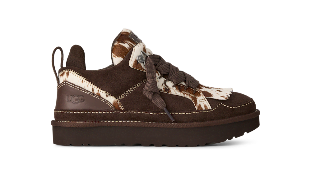Women's Western Suede And Leather Sneaker
