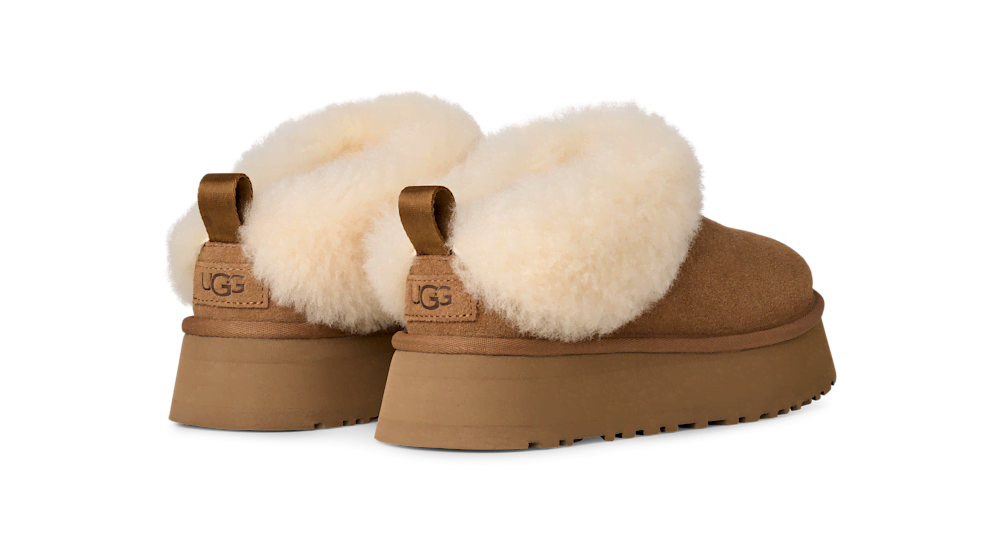 Women's Suede Platform Slipper - Orchid