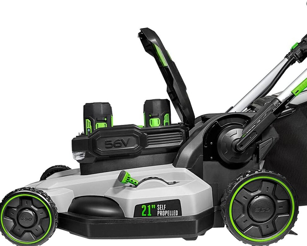 EGO Power+ 21-Inch 56-Volt Lithium-Ion Self-Propelled Cordless Lawn Mower With 2 4.0Ah Batteries And Rapid Charger - LM2