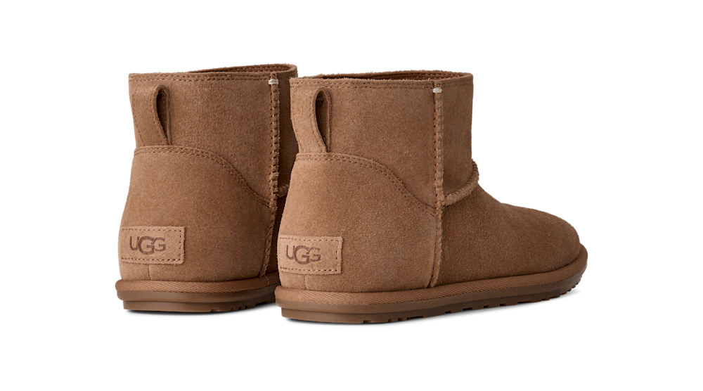 Women's Unlined Leather Mini Boot - Sand