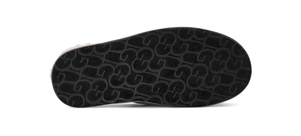 Men's Suede Open-Back Slipper - Brown