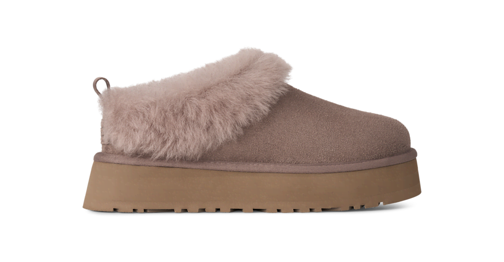 Women's Suede Platform Slipper - Orchid
