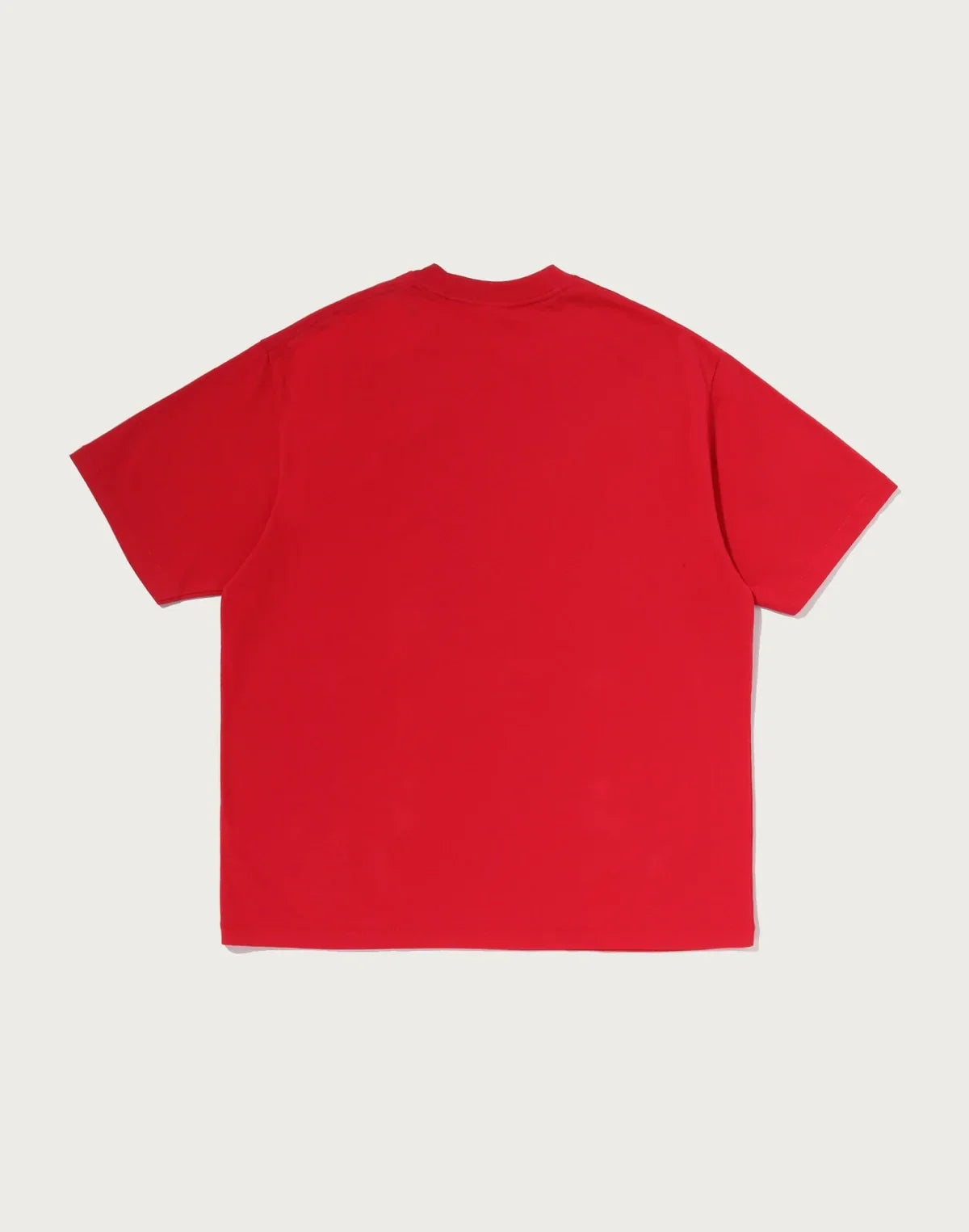 Men's Relaxed Cotton Graphic T-Shirt - Red