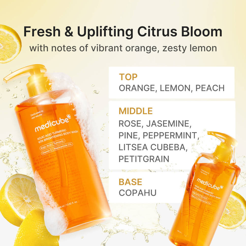 Kojic Acid Turmeric Exfoliating Body Wash